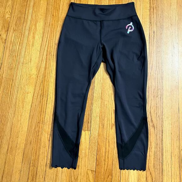 Peloton Leggings Womens 1X Black Cycle Crop Athletic Pants - Picture 1 of 10